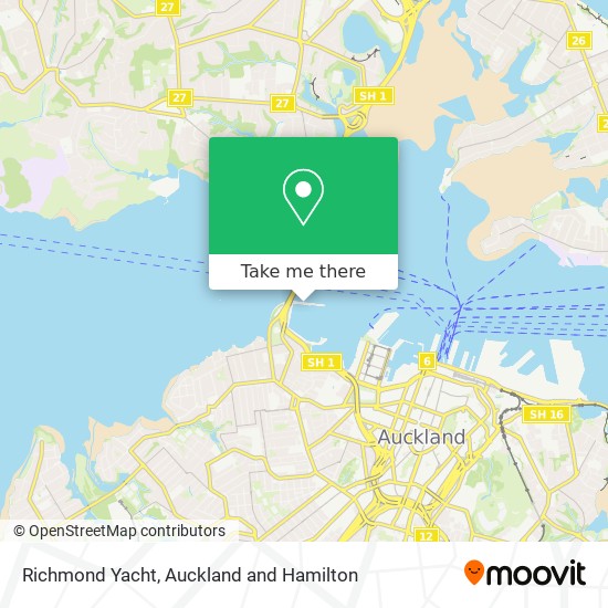 Richmond Yacht map