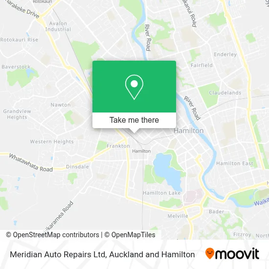 Meridian Auto Repairs Ltd map