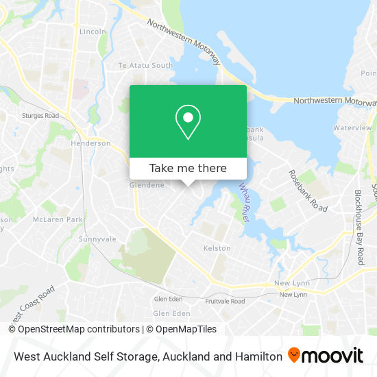 West Auckland Self Storage地图