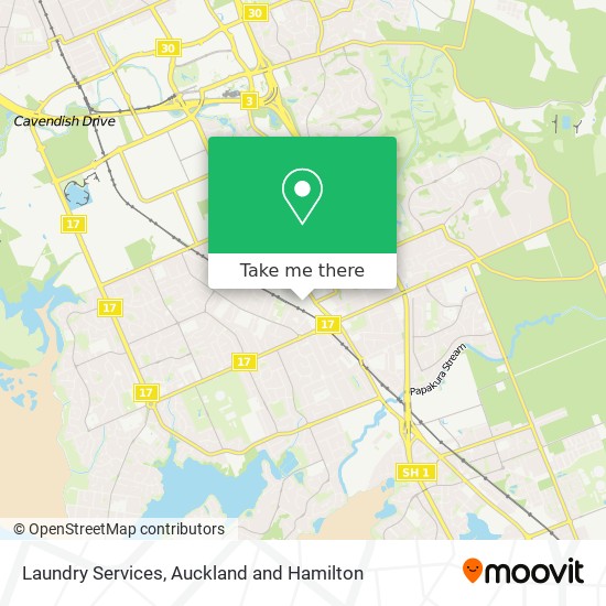 Laundry Services map