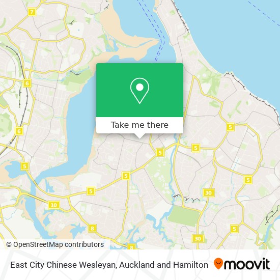 East City Chinese Wesleyan地图