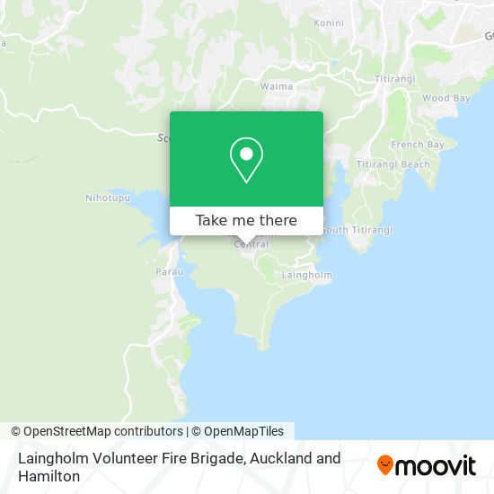 Laingholm Volunteer Fire Brigade map