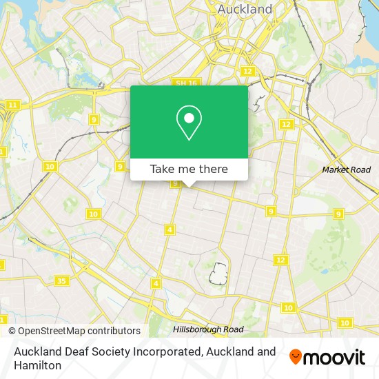 Auckland Deaf Society Incorporated map