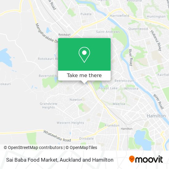 Sai Baba Food Market map