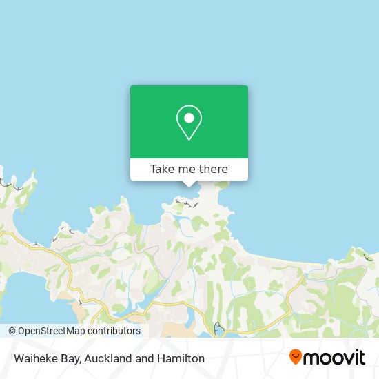 Waiheke Bay map
