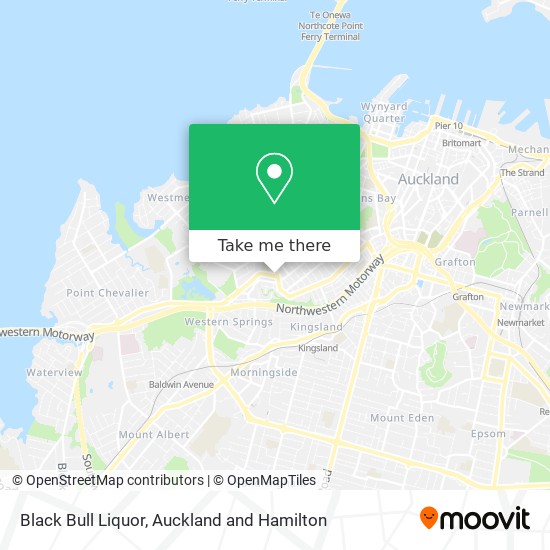 Black Bull Liquor map