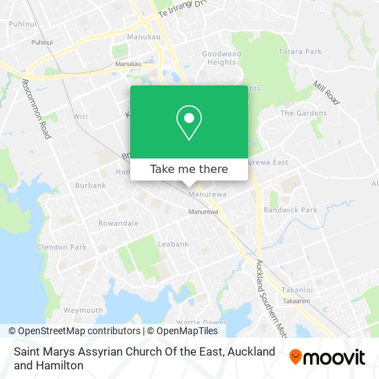 Saint Marys Assyrian Church Of the East map