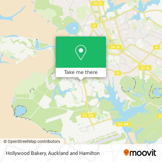 Hollywood Bakery地图