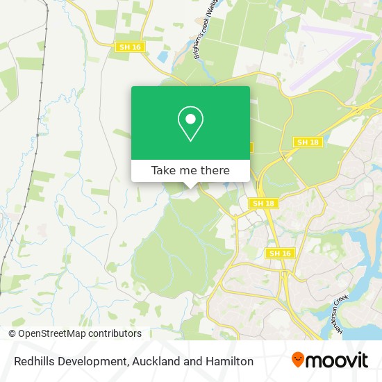 Redhills Development map
