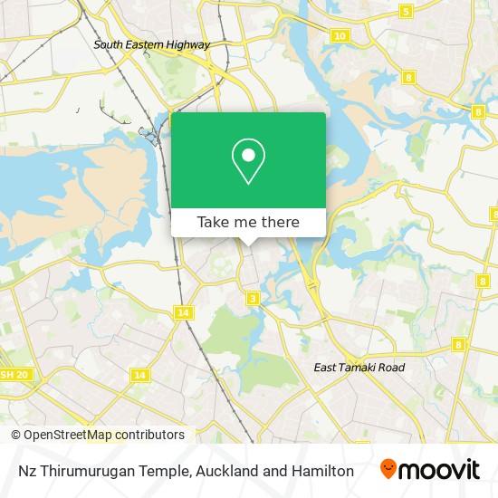 Nz Thirumurugan Temple地图