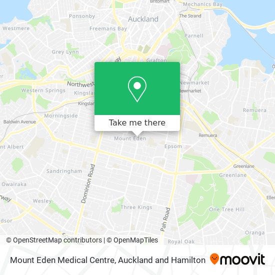 Mount Eden Medical Centre map