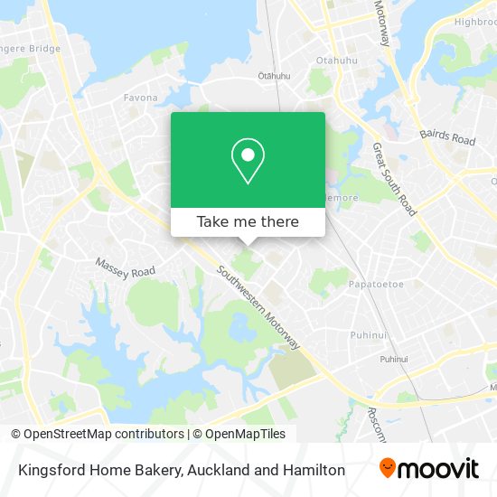 Kingsford Home Bakery map