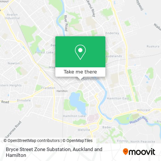 Bryce Street Zone Substation map