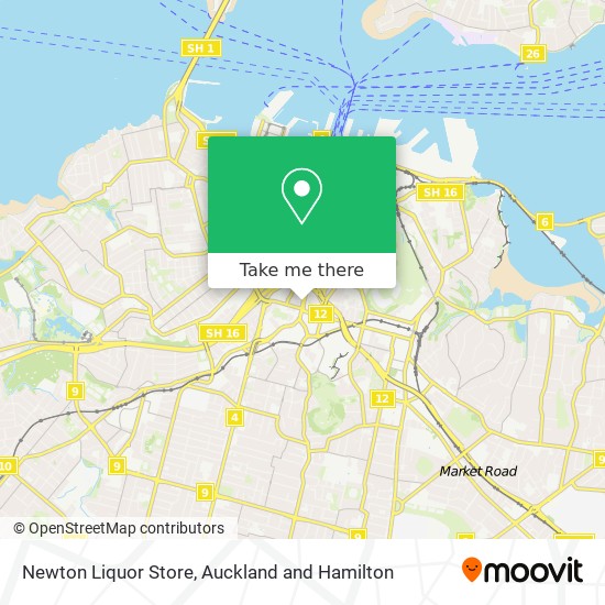 Newton Liquor Store map