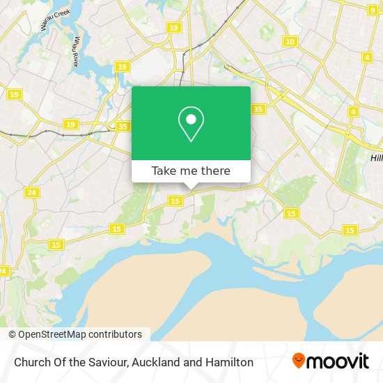 Church Of the Saviour map