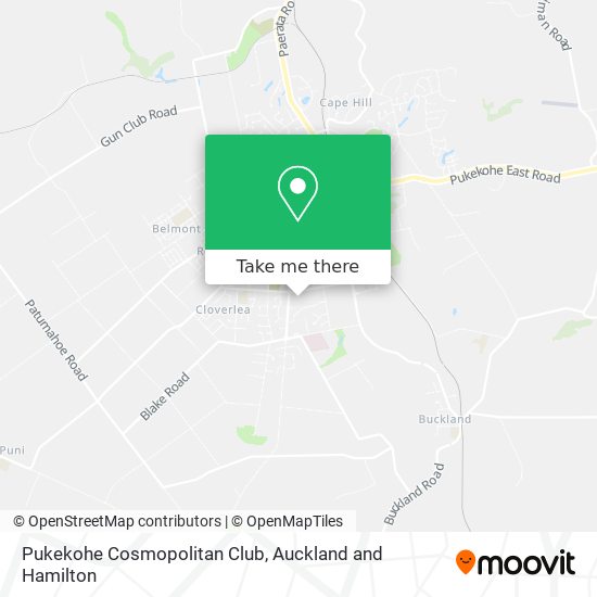 Pukekohe Cosmopolitan Club地图