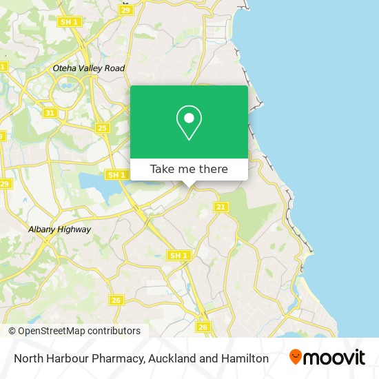 North Harbour Pharmacy map