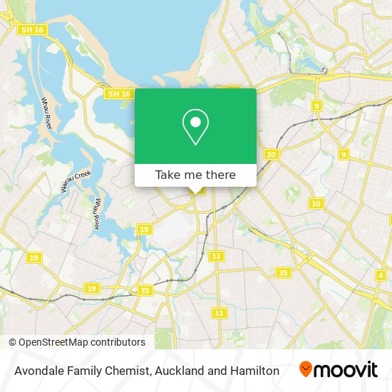 Avondale Family Chemist map