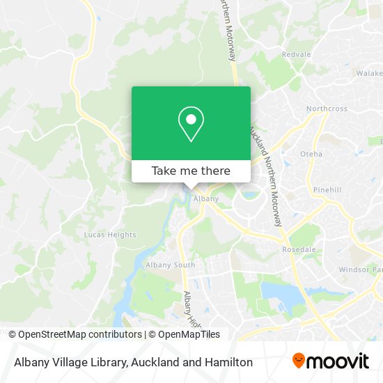 Albany Village Library map