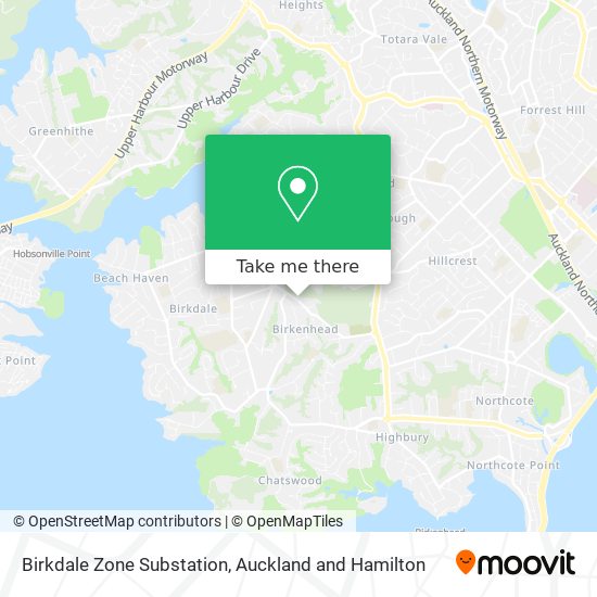 Birkdale Zone Substation map