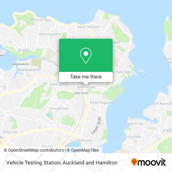 Vehicle Testing Station map