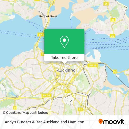 Andy's Burgers & Bar地图