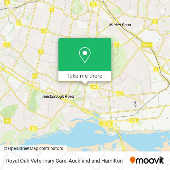 Royal Oak Veterinary Care map