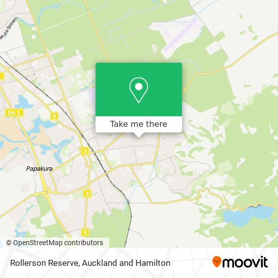 Rollerson Reserve map