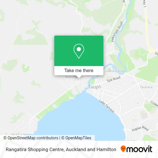Rangatira Shopping Centre map