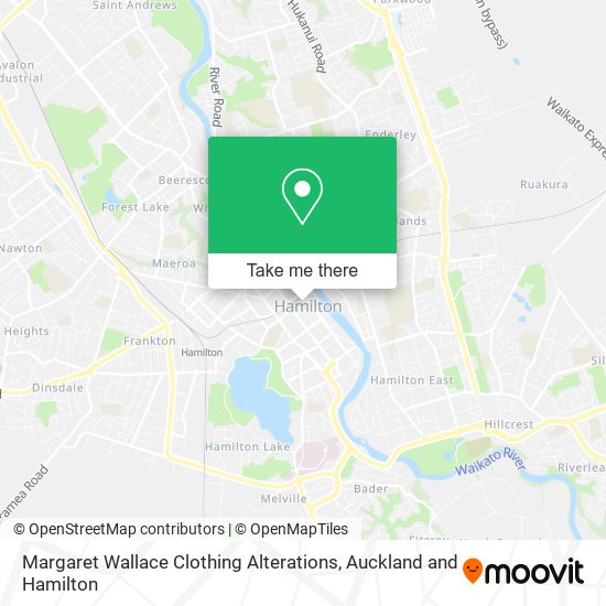 Margaret Wallace Clothing Alterations map