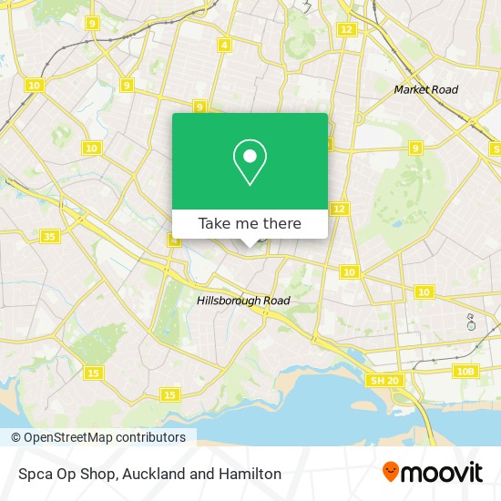 Spca Op Shop map