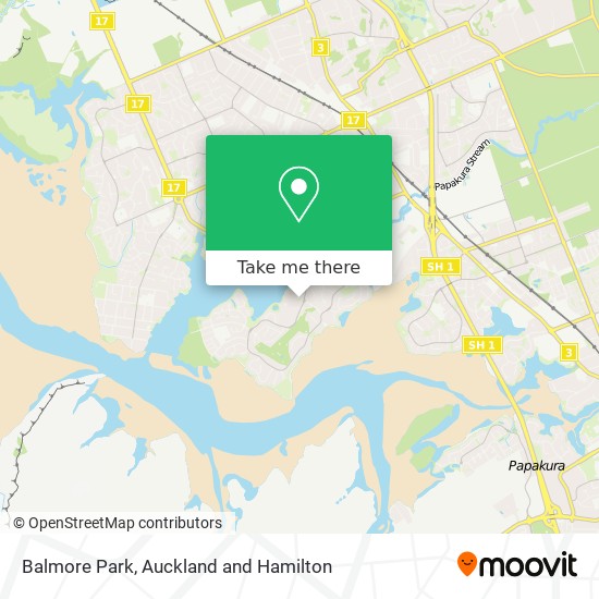Balmore Park map