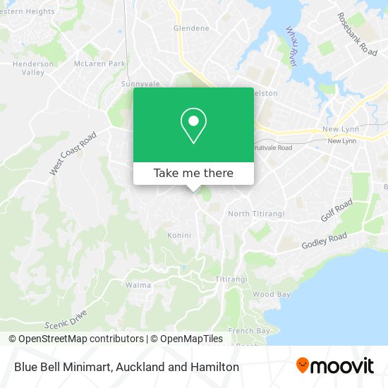 Blue Bell Minimart map