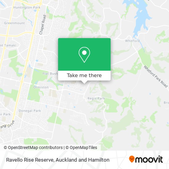 Ravello Rise Reserve map