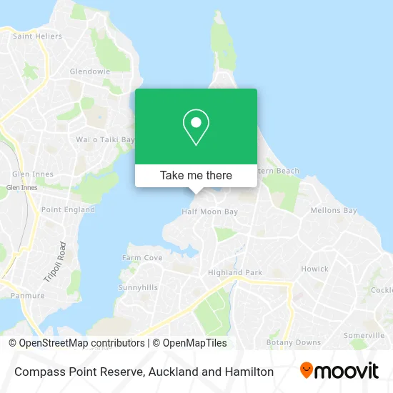 Compass Point Reserve map