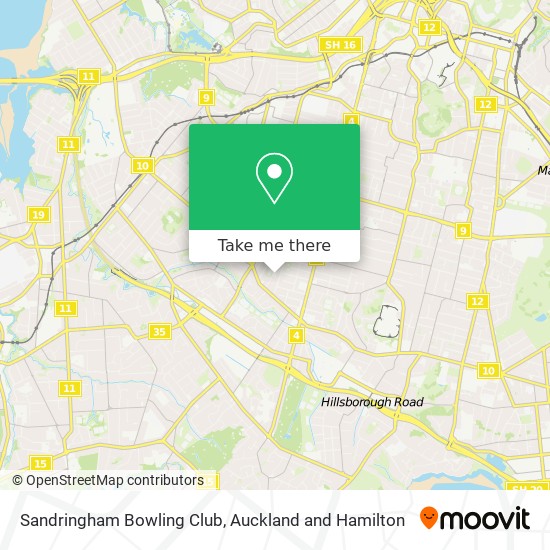 Sandringham Bowling Club地图