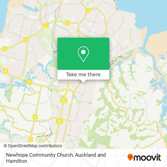 Newhope Community Church map