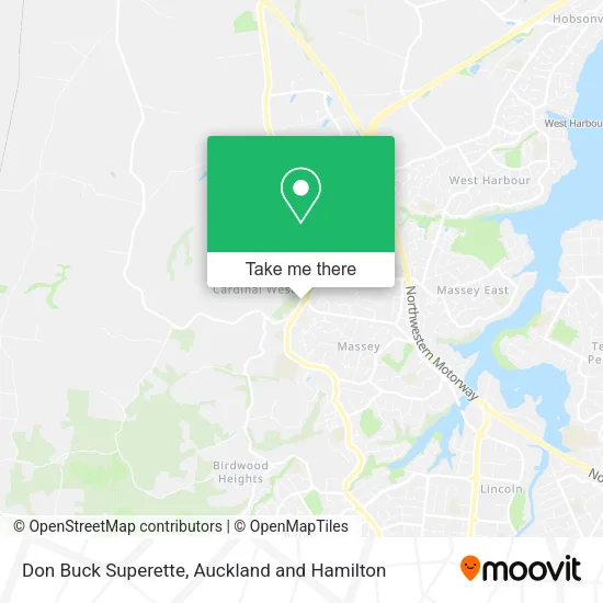 Don Buck Superette map