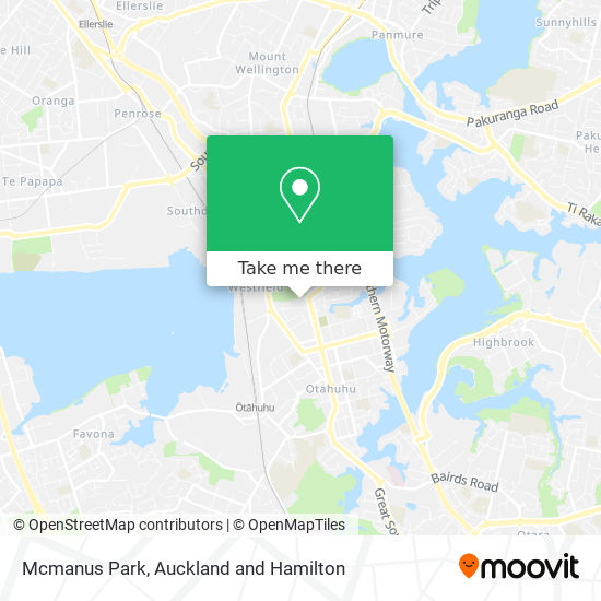 Mcmanus Park map
