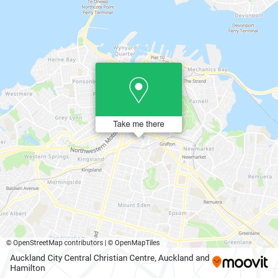 Auckland City Central Christian Centre map