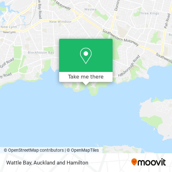 Wattle Bay map