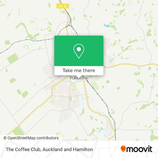 The Coffee Club map