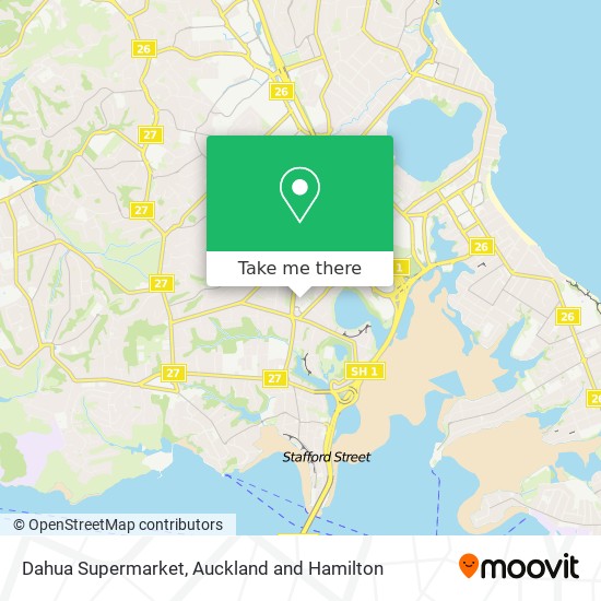 Dahua Supermarket map