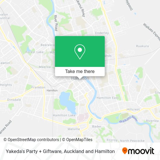 Yakeda's Party + Giftware map