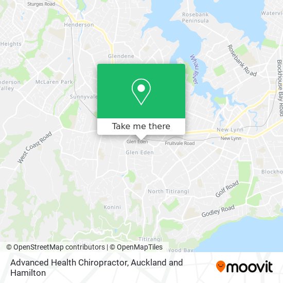 Advanced Health Chiropractor map