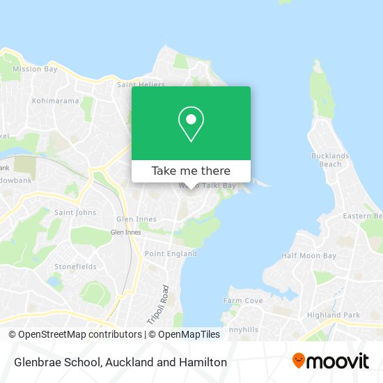 Glenbrae School map