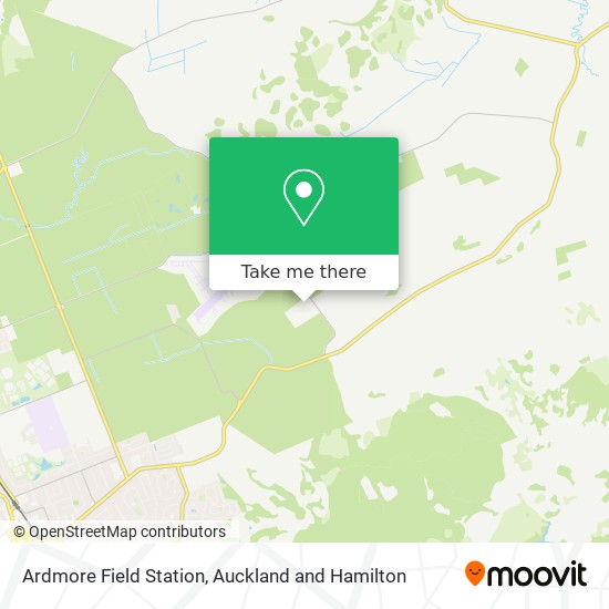 Ardmore Field Station map