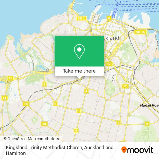 Kingsland Trinity Methodist Church map