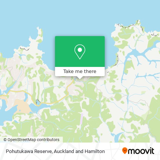 Pohutukawa Reserve map