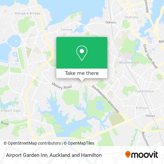 Airport Garden Inn map